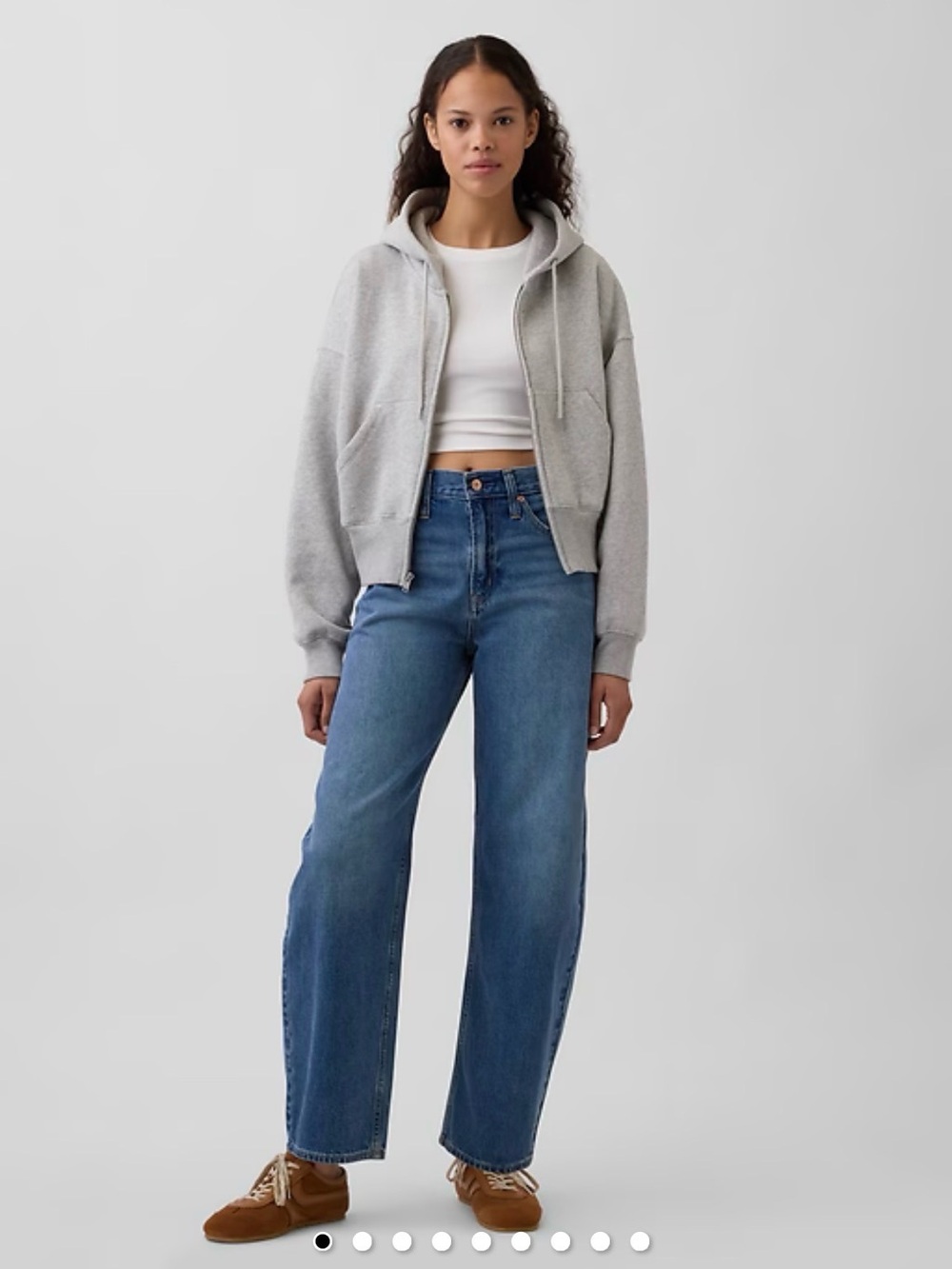 GAP high rise barrel jean NWT